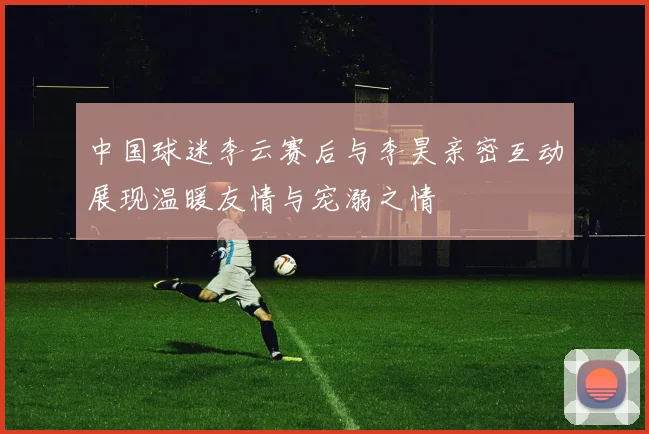 中国球迷李云赛后与李昊亲密互动展现温暖友情与宠溺之情