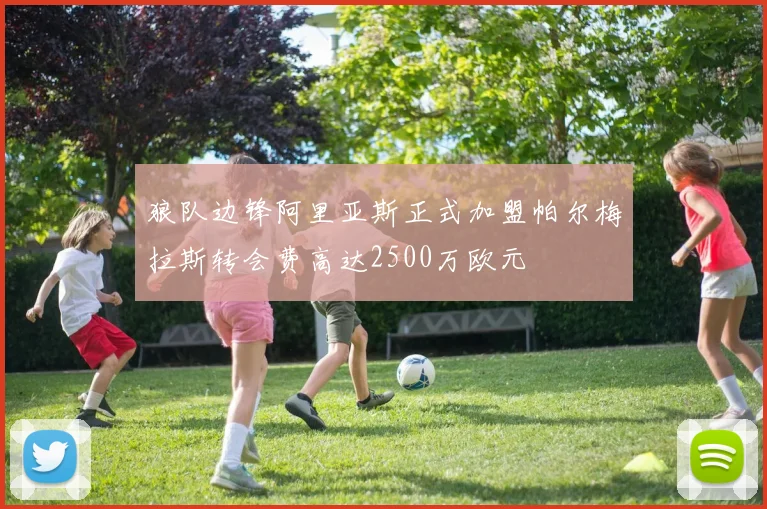 狼队边锋阿里亚斯正式加盟帕尔梅拉斯转会费高达2500万欧元